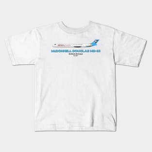 McDonnell Douglas MD-83 - United Airways Kids T-Shirt